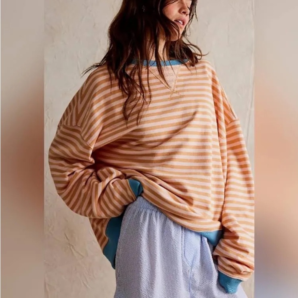 Free People Classic Striped Sweater